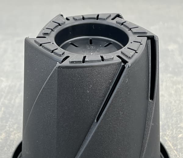 根はりポット 9型（直径9.0cm、高さ8.5cm、容量0.25L）ブラック 10個セット