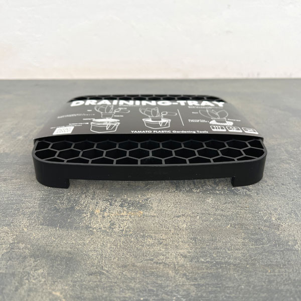 ドレイニングトレイ 23型(23cm、高さ2.5cm) ブラック