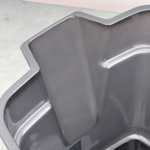 バケツ・エンジョイ 10L（29.5cm、28.2cm、高さ24cm） クリアブラック