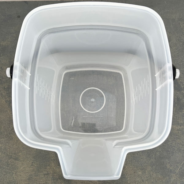 バケツ・エンジョイ 10L（29.5cm、28.2cm、高さ24cm） クリア