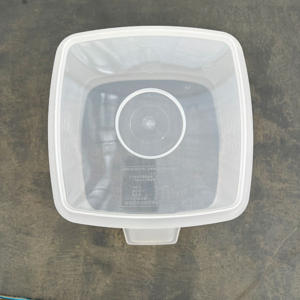 バケツ・エンジョイ 10L（29.5cm、28.2cm、高さ24cm） クリア