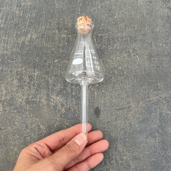 HARIO プランターに挿す水やり器 PM-P（直径5.4cm、高さ16.7cm、容量50ml）