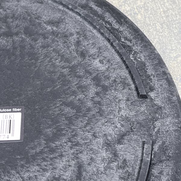 Sen シリーズ：プレート 丸 Lサイズ（直径22.9cm）ブラック