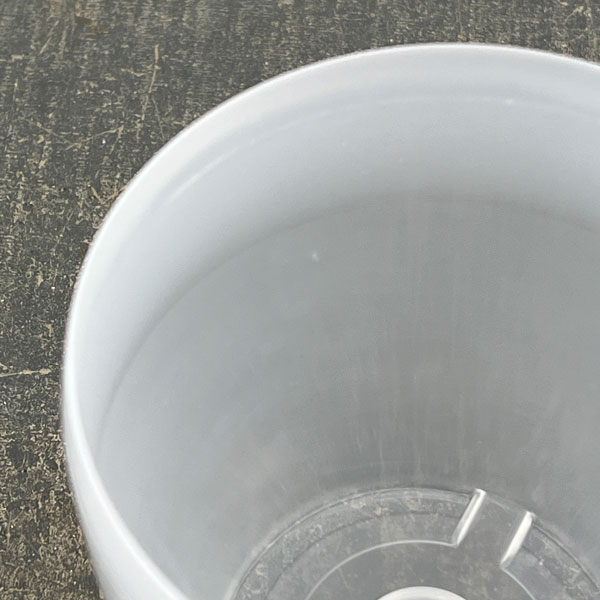 3号用鉢カバー：浅岡園芸オリジナル　半透明鉢カバー　3.5号（潤流鉢） 5個セット