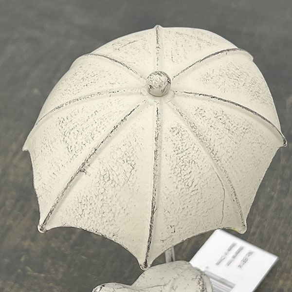 アンブレララビットホワイト（6814）（高さ17.5cm）