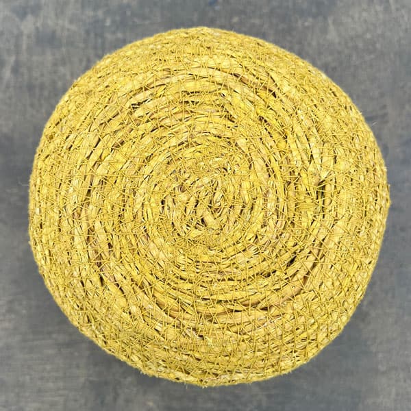 シーグラスポット16Y（直径約16cm）イエロー／39086