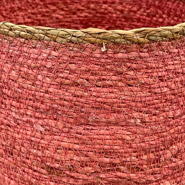 シーグラスポット16P（直径約16cm）ピンク／39087