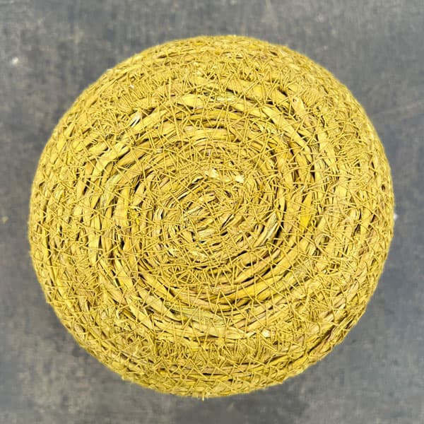 シーグラスポット12Y（直径約12cm）イエロー／39082