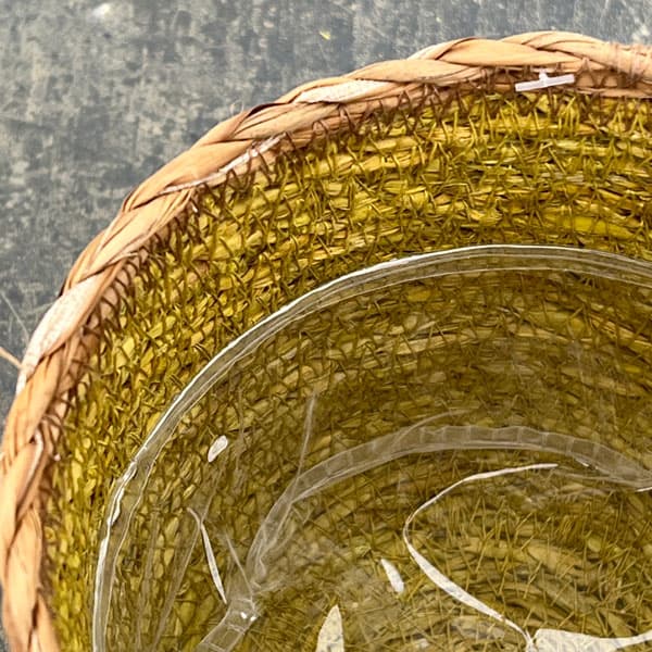 シーグラスポット12Y（直径約12cm）イエロー／39082