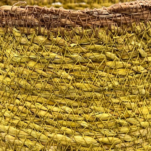 シーグラスポット12Y（直径約12cm）イエロー／39082