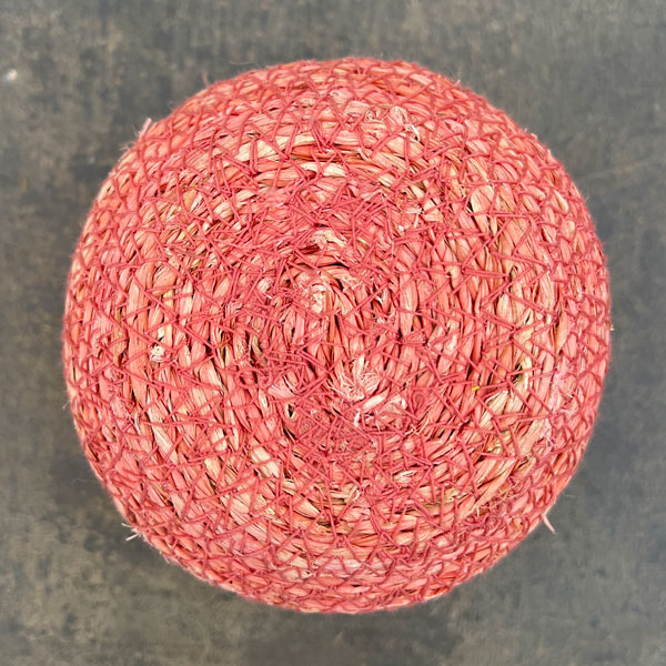 シーグラスポット12P（直径約12cm）ピンク／39083