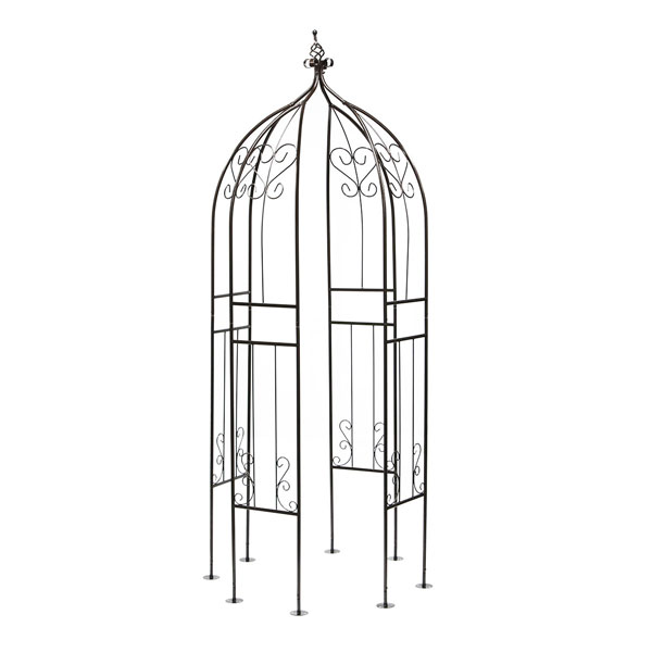 [送料無料]アイアンハーフアーチ（オベリスクキット）ダークブロンズ(IF-N0035BRZ)