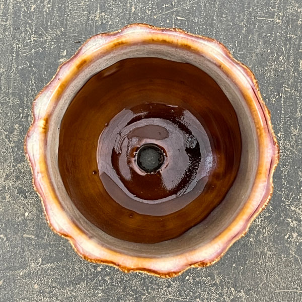 ソル：ポストS　ホワイト4615（直径8cm）・皿付