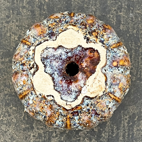 ソル：ポストS　ホワイト4615（直径8cm）・皿付