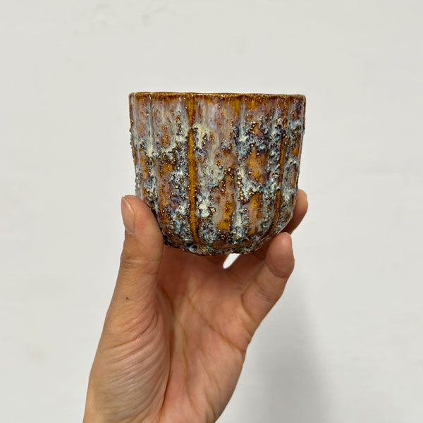 ソル：ポストS　ホワイト4615（直径8cm）・皿付