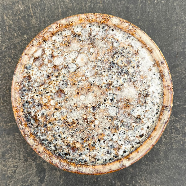 ソル：ポストS　ホワイト4615（直径8cm）・皿付