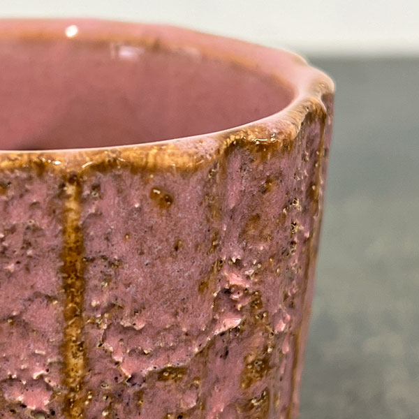 ソル：ポストS　ピンク4624（直径8cm）・皿付