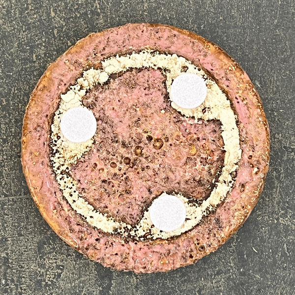 ソル：ポストS　ピンク4624（直径8cm）・皿付