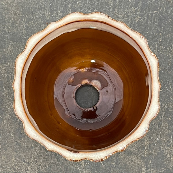 ソル：ポストM　ホワイト4614（直径11cm）・皿付