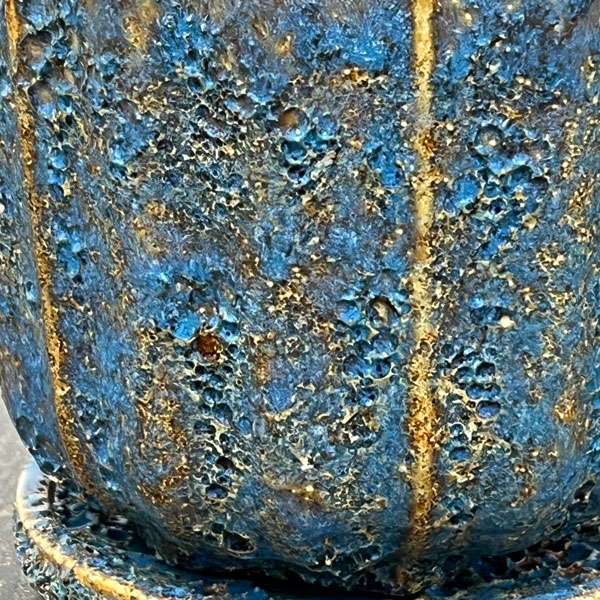 ソル：ポストM　ブルー4620（直径11cm）・皿付