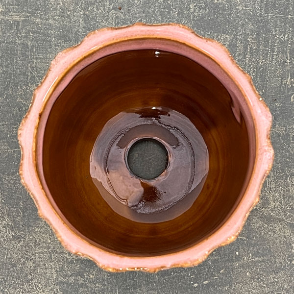 ソル：ポストM　ピンク4623（直径11cm）・皿付