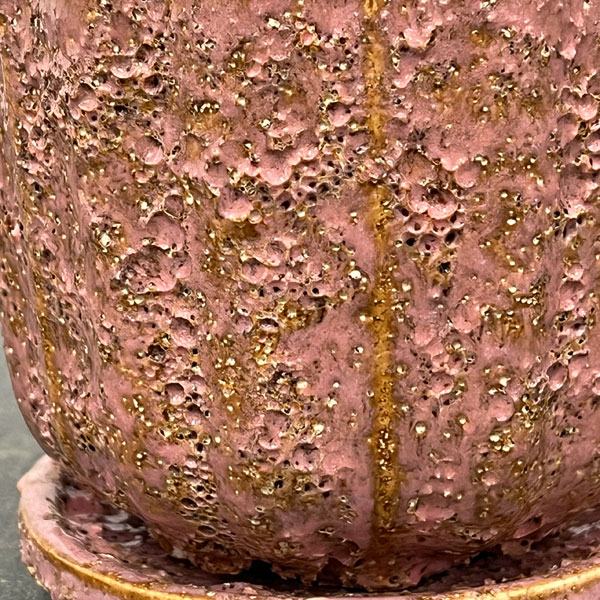 ソル：ポストM　ピンク4623（直径11cm）・皿付