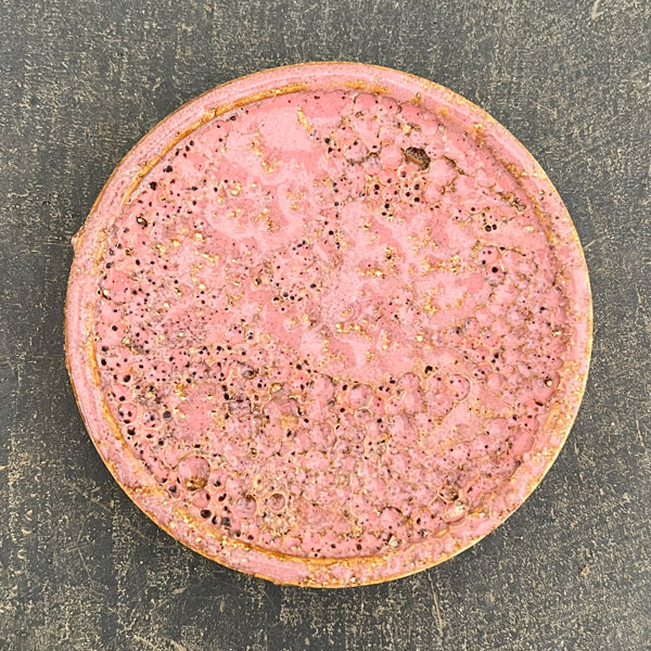 ソル：ポストM　ピンク4623（直径11cm）・皿付