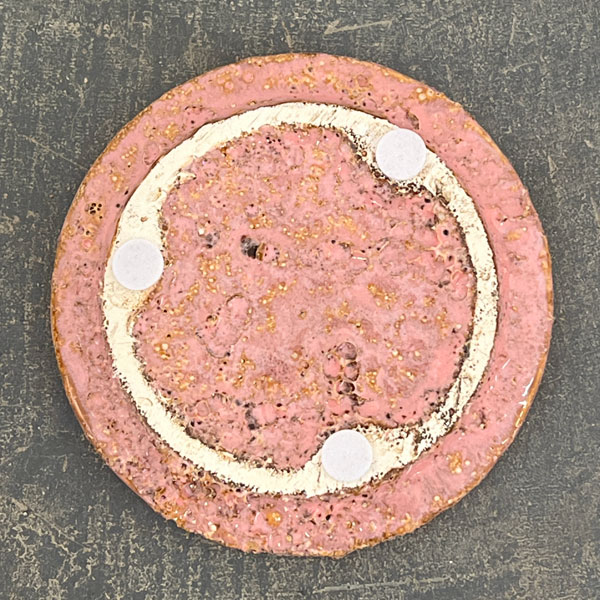 ソル：ポストM　ピンク4623（直径11cm）・皿付