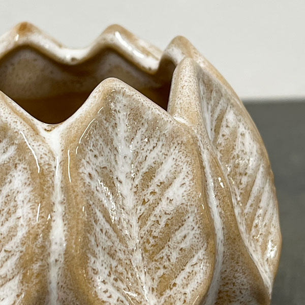 ソル：リブS　ホワイト4587（直径12cm）・皿付