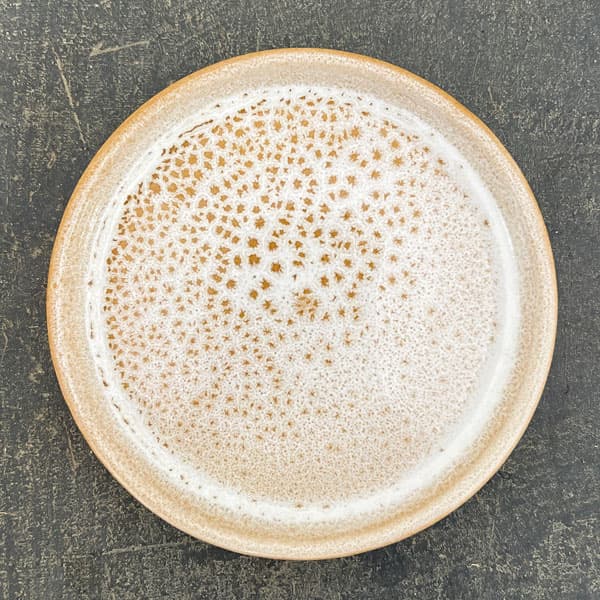 ソル：リブS　ホワイト4587（直径12cm）・皿付