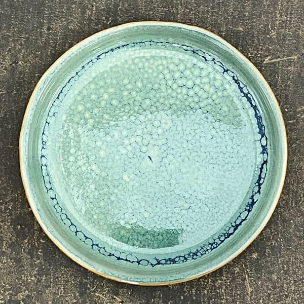 ソル：リブS　ブルー4589（直径12cm）・皿付