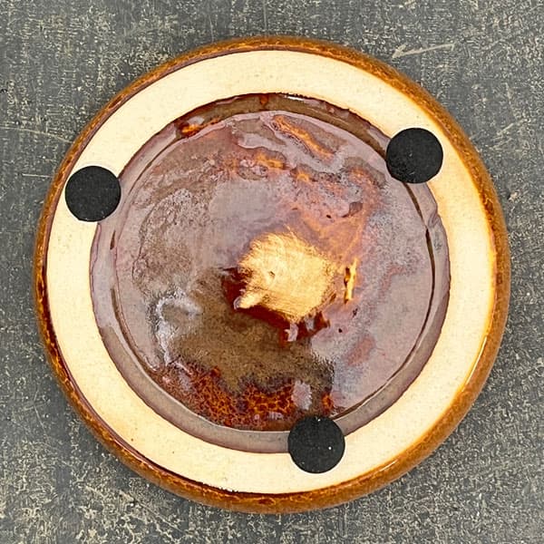 ソル：ベルS　イエロー4561（直径12cm）・皿付