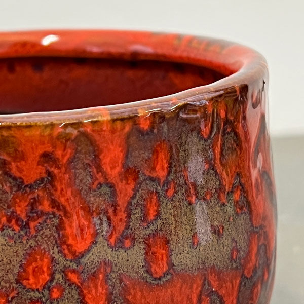 ソル：ベルS　レッド4563（直径12cm）・皿付