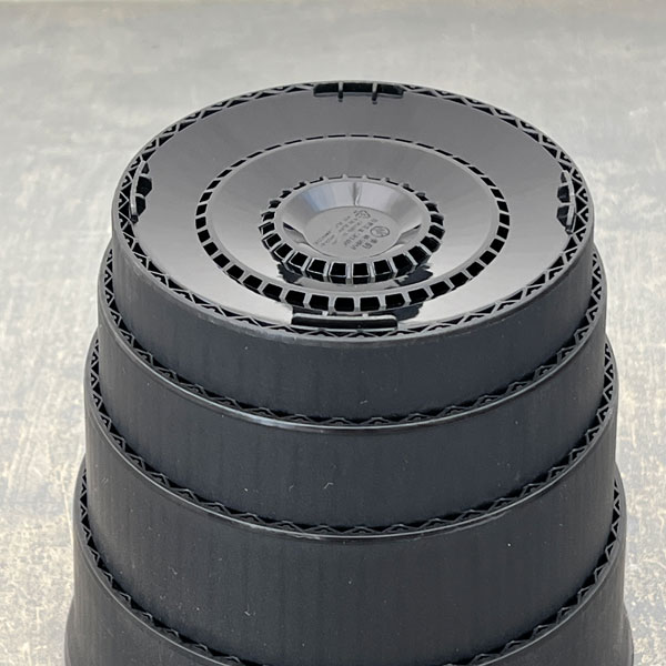 すごい根：メッシュ構造プラバチ　丸型　5号