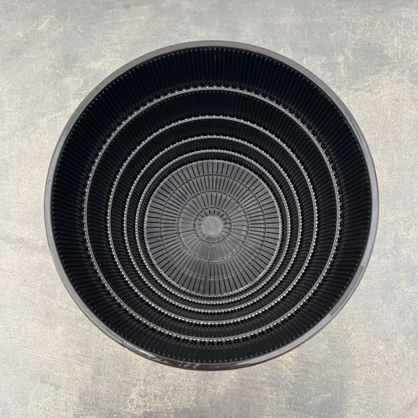 すごい根：メッシュ構造プラバチ　丸型　8号