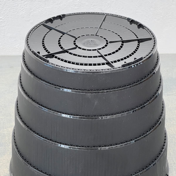 すごい根：メッシュ構造プラバチ　丸型　8号