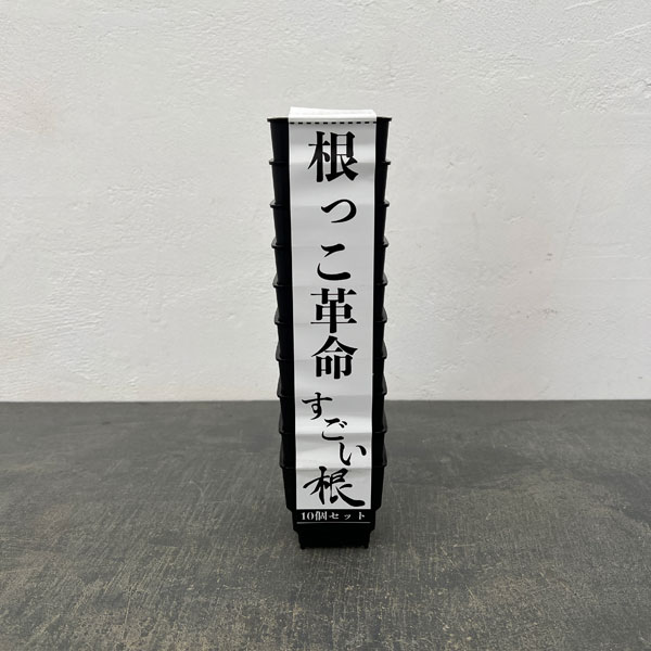 すごい根：メッシュ構造プラバチ　スクエアショート　2号　10個入り