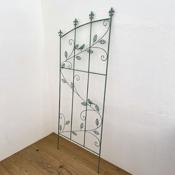 FPLアイアンオーナメントPL08-3982 アンティークグリーン（高さ150cm、幅63cm）