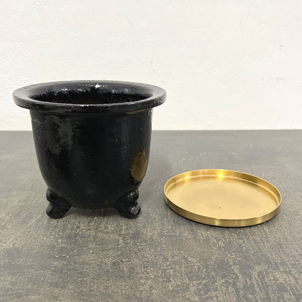 RAKU プランター K-105（直径約14cm）・受け皿付き