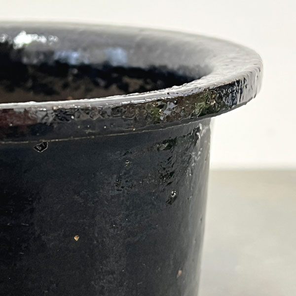 RAKU プランター K-105（直径約14cm）・受け皿付き