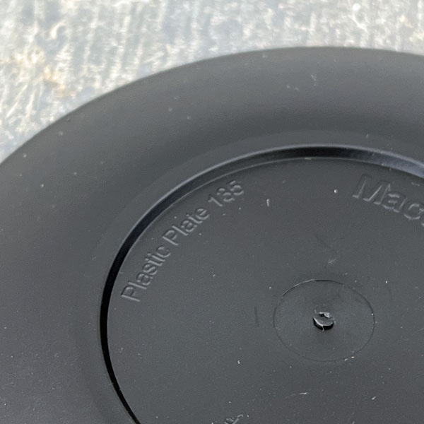 マセタ：プラスチックプレート 135（外径13.6cm）