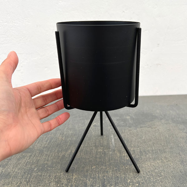 ミーア 22KK（ブラック・直径11cm）23112（底穴なし）