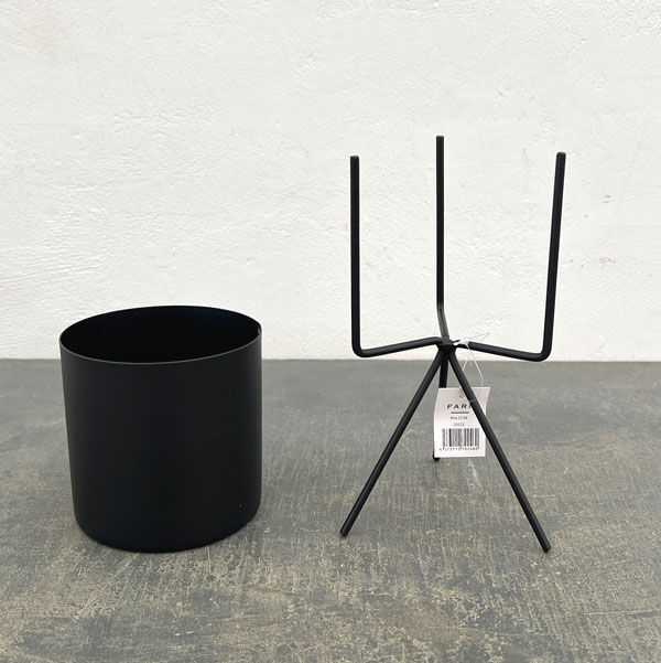 ミーア 22KK（ブラック・直径11cm）23112（底穴なし）