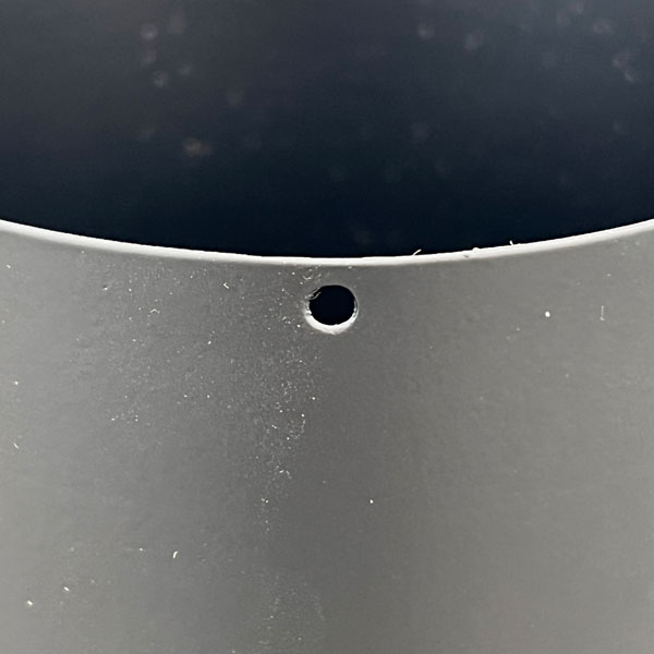 ミーア 22KK（ブラック・直径11cm）23112（底穴なし）