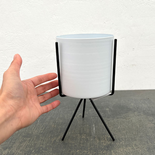 ミーア 22WK（ホワイト・直径11cm）23023（底穴なし）