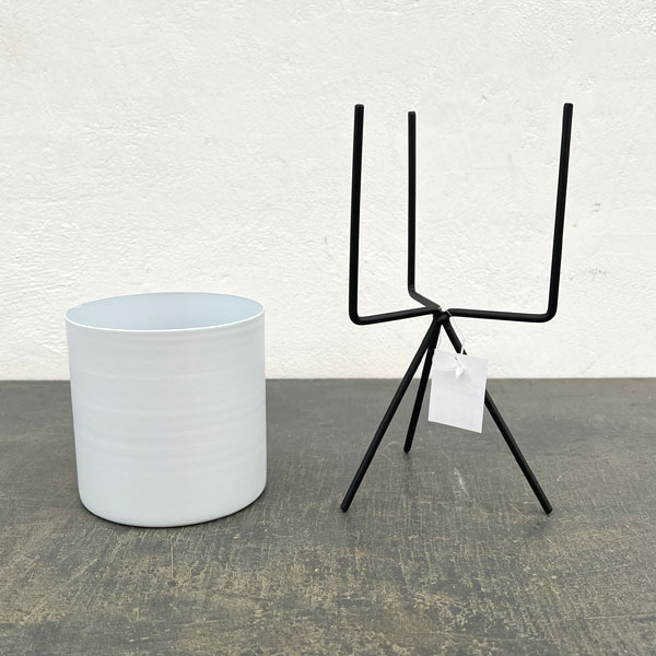 ミーア 22WK（ホワイト・直径11cm）23023（底穴なし）