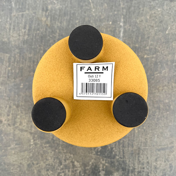 オウティ 12Y・イエロー（直径10cm）33085（底穴なし）