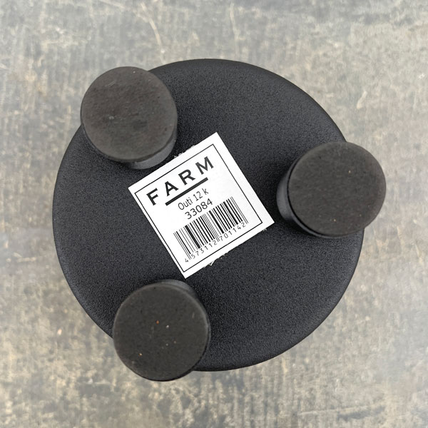 オウティ 12K・ブラック（直径10cm）33084（底穴なし）