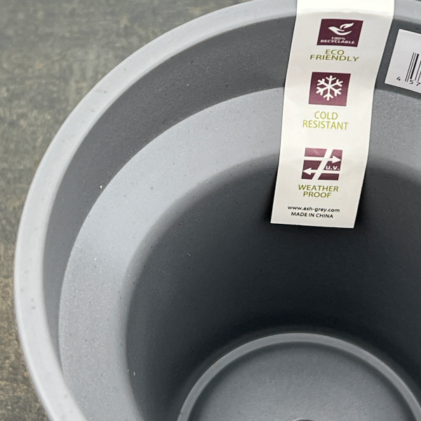 レガロリムグレイS（直径12.5cm 内径7.5cm ）・受け皿付き