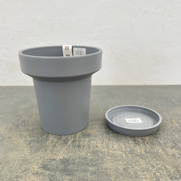 レガロリムグレイM（直径15cm 内径9.5cm ）・受け皿付き